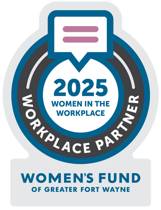 Women's Fund of Greater Fort Wayne 2025 Women in the Workplace Workplace Partner badge